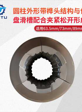 捷图煤矿用钻机配件ZDY3200L4000L坑道钻机无胶桶卡盘体卡瓦