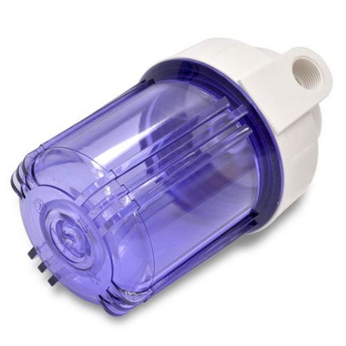 净水器过滤瓶5寸PP棉滤芯外壳机桶前置过滤器透明单级配件2/4分口