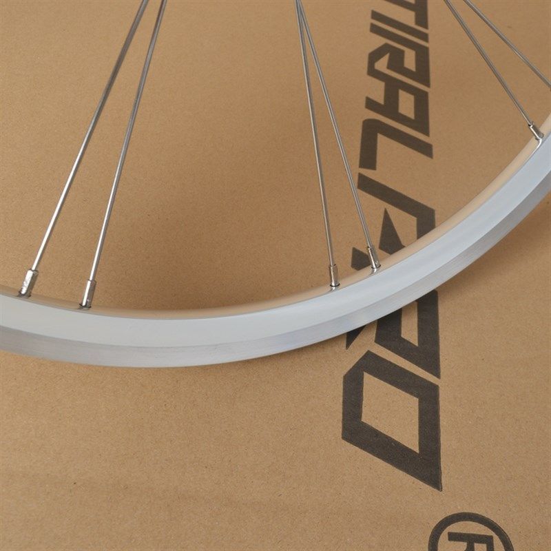 16寸349/20寸406/451折叠车自行车V刹5培林轴承复古银色轮组