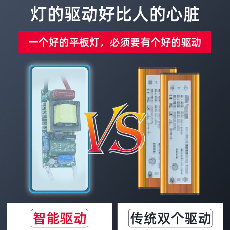 600x600led平板灯集成吊顶led灯嵌入式工程方灯60x60铝扣板面板灯