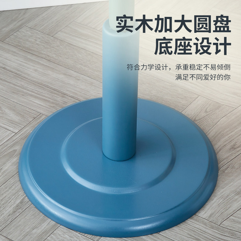 实木儿童卧子床头衣帽架卡通学生书包可服架室小孩衣爱落地挂衣架