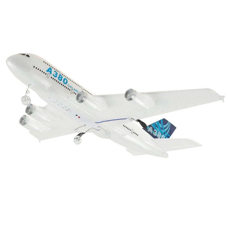 大型空客A380易学好飞耐摔遥控固定翼滑翔飞机民航模学生泡沫玩具