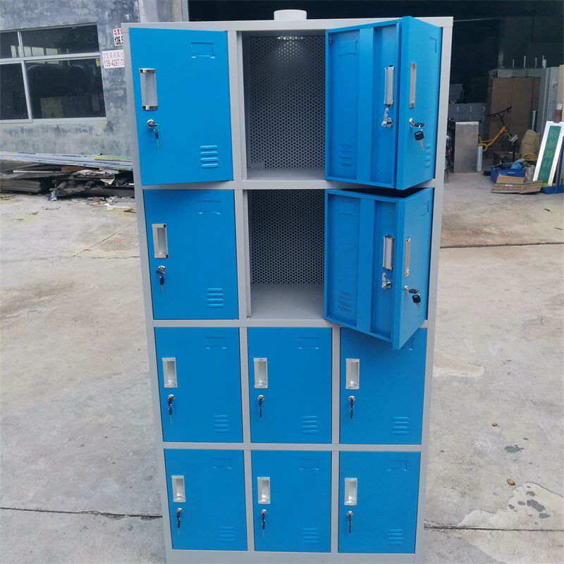 带透气孔铁皮抽工衣柜气厂员工车间通风排风钢制无臭抽风机排气管
