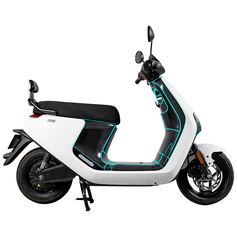 适用九号电动车E100/E125/E200P贴纸碳纤维保护贴膜车身版画改装
