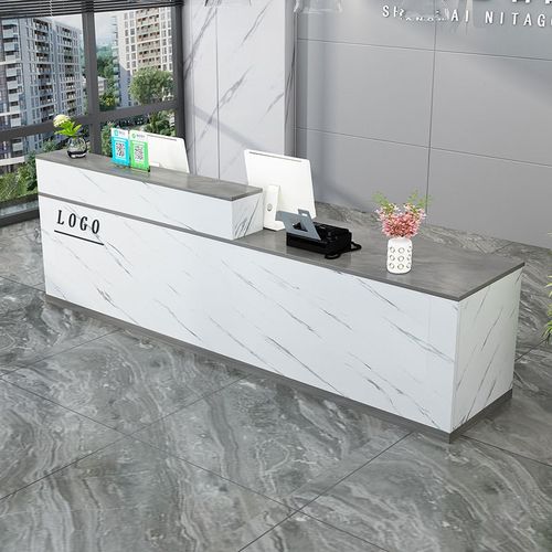 收银台公司前台接待台简约收款台便利店美容院饭店吧台桌