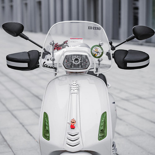 摩多狼机车手把套冬季骑行防风防寒保暖护手罩电动滑板车车把套