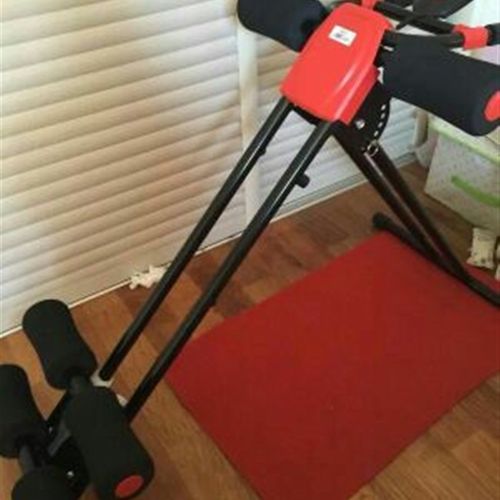 多功能AD收腹机瘦腰机健腹器 瘦腹立式收腹机美腰机 家用健身器材