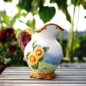 培号鲜花客瓶陶瓷向日葵现代时尚欧式水大玄关家居桌面床头花厅