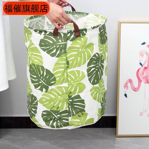 源头现货棉麻超大脏衣篮｜可折叠