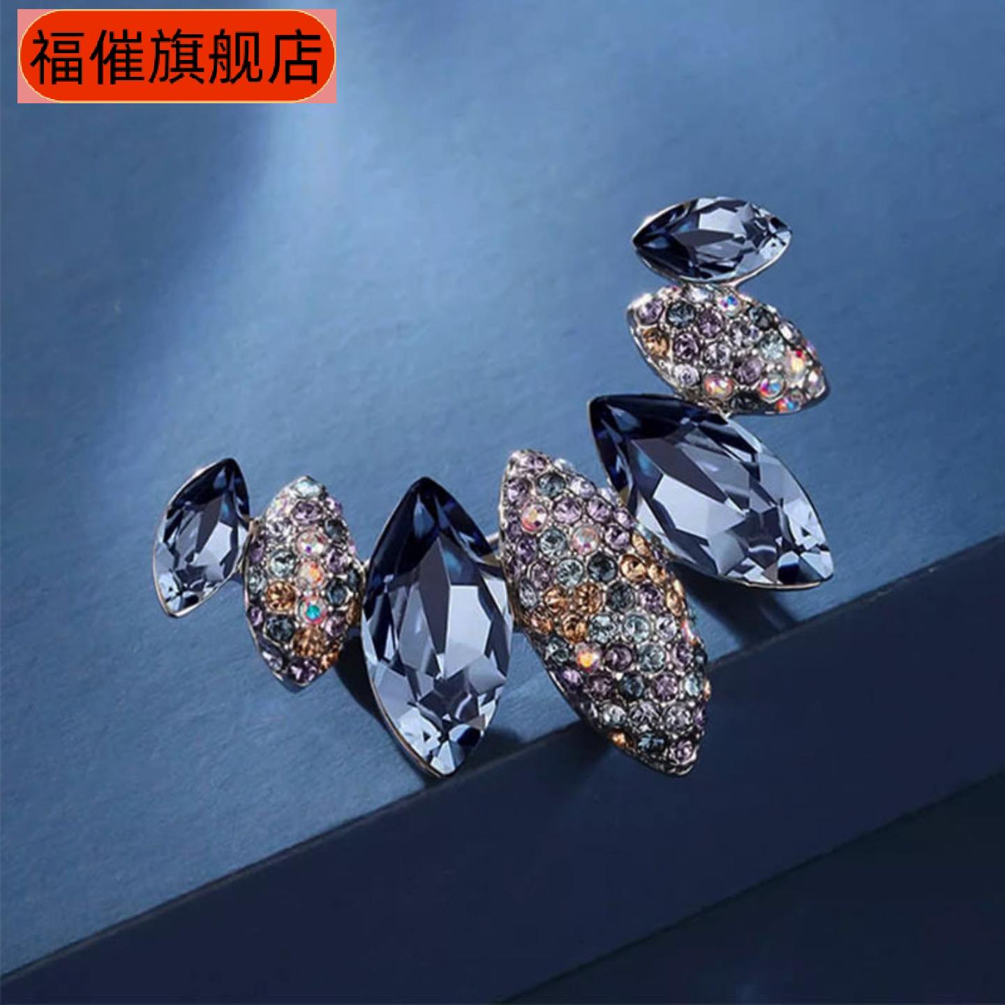 新款防走光扣胸针|轻奢小众满钻