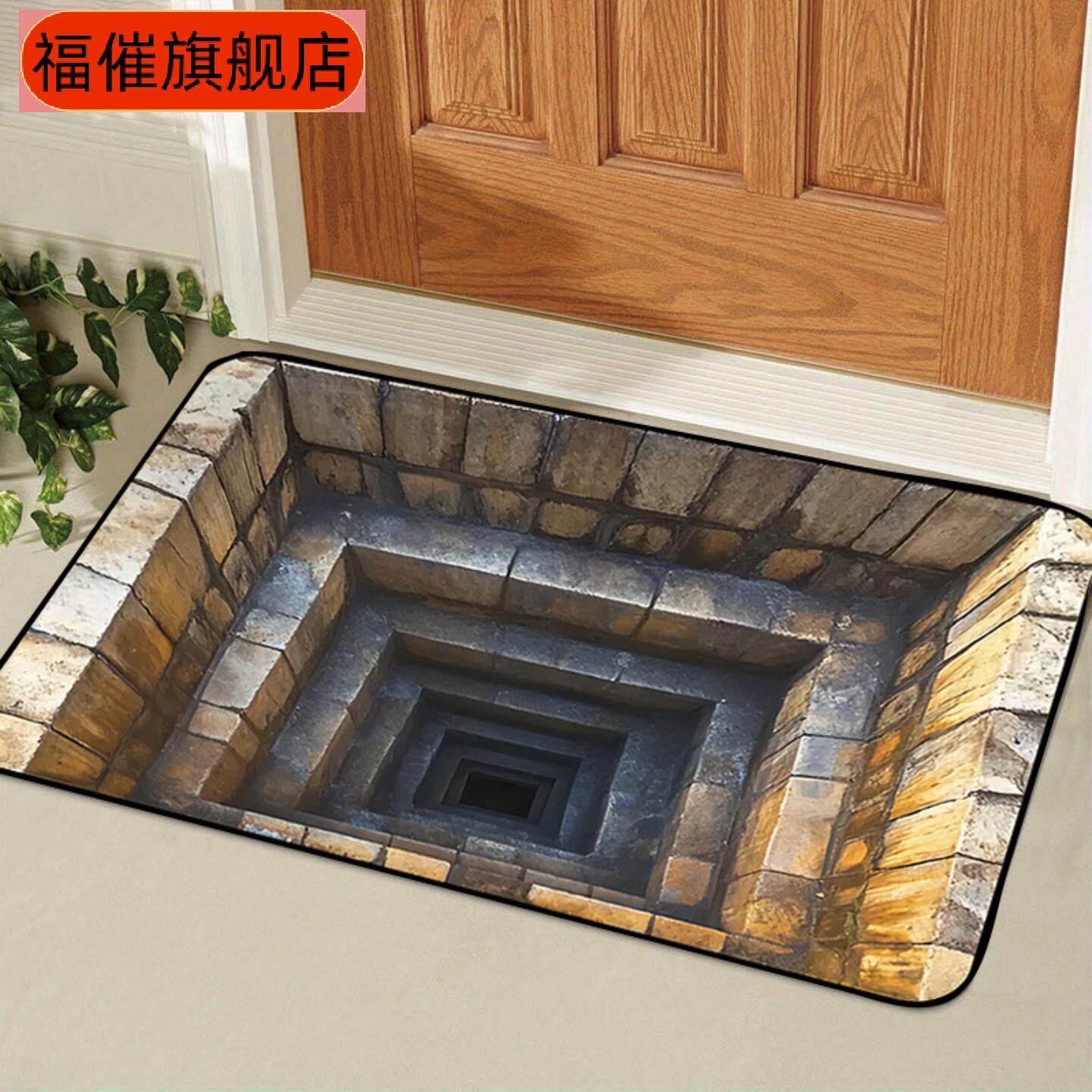 美式视觉防滑地垫浴室厨房玄关