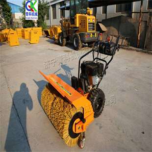 毛刷扫雪机手推除雪设备手电启动扫雪机