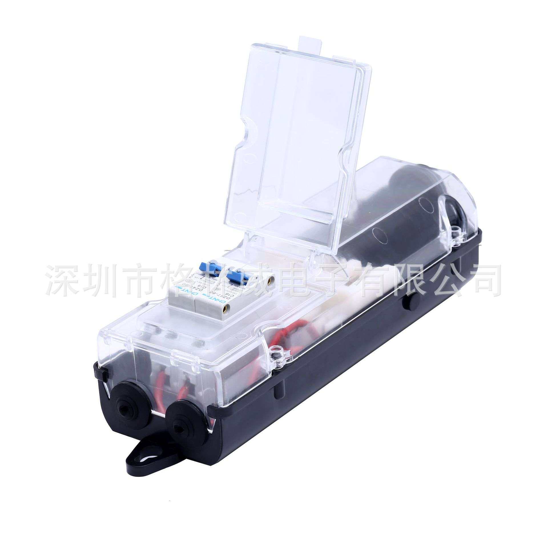 厂家直供IP54带空气开关和并联防雷器路灯接线盒双重保护路灯