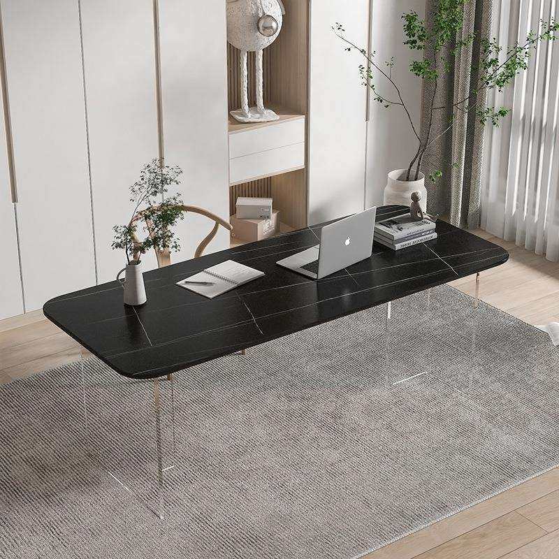 北欧亚克力黑金岩板餐桌家用办公创意透明桌腿悬浮会议桌办公桌,鲜花速递/花卉仿真/绿植园艺,割草机/草坪机,淘宝优惠券,粉丝福利购,淘宝优惠卷