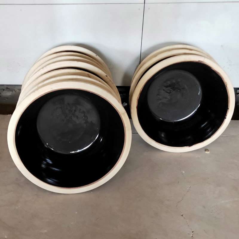 和面盆陶瓷老式瓷盆揉面盆家用发面盆商用大号盆加厚斗盆晒酱菜盆