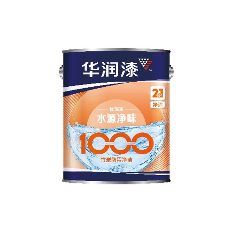 华润水源净味1000竹炭超易净2合1内墙漆DHE1151913竹炭因子A+认证