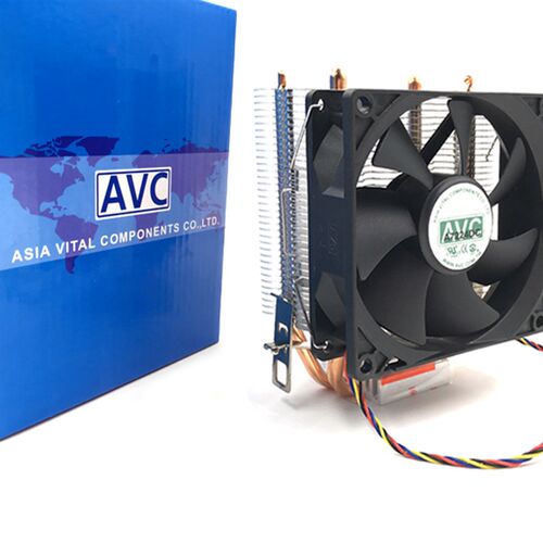 风热管 台式机电脑 I5CPU 热器散1155 amd  4针温控静音双扇