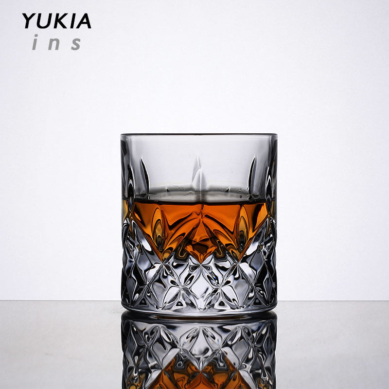 火影/雏田杯 江户切子水晶玻璃杯酒杯威士忌杯洋酒杯子啤酒杯厚重