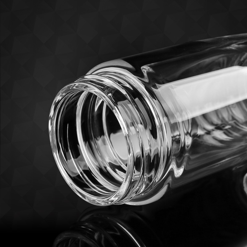 万象双层玻璃杯男士泡茶杯子滤网茶漏创意高档耐高温水杯V16/V17