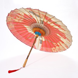 物新集 红色油纸伞 婚伞新娘伞红伞中式传统接亲婚礼结婚古风雨伞