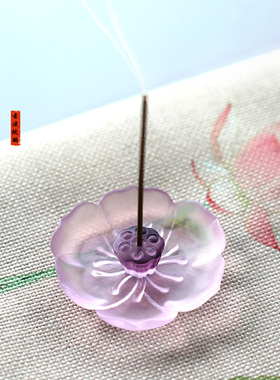 琉璃线香香插摆件家居客厅办公桌面茶室摆放熏香散香器茶具配件
