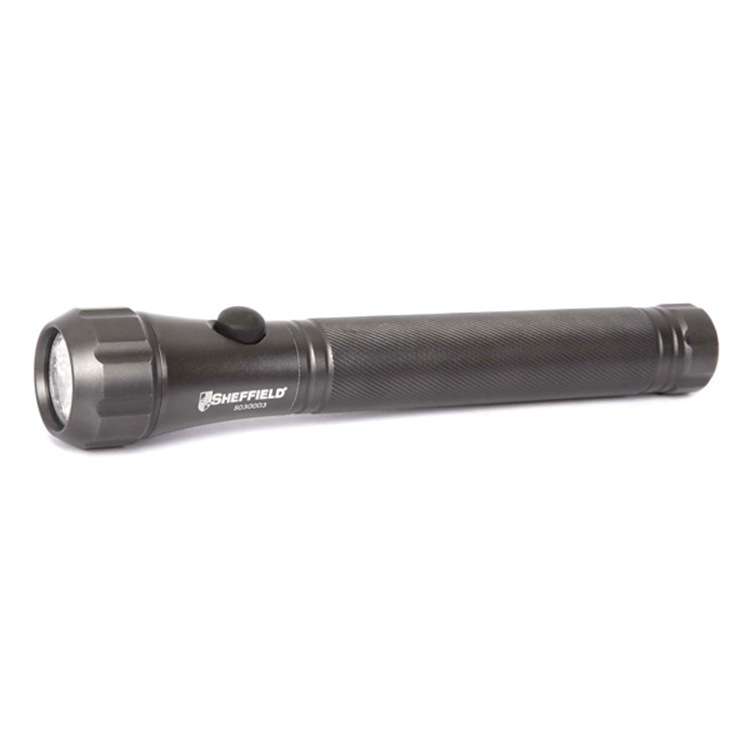 钢盾工具 9LED铝合金手电筒 小手电S030003 2节5号电池