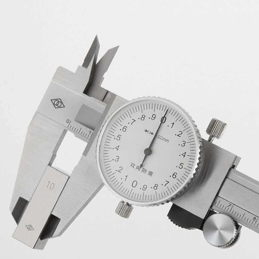 哈量带表卡尺 代表游标卡尺0-150/200/300mm 四用指针表卡0.02mm