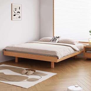 北欧实木床1米5现代简约风榻榻米床1米8小户型家用卧室双人日式床