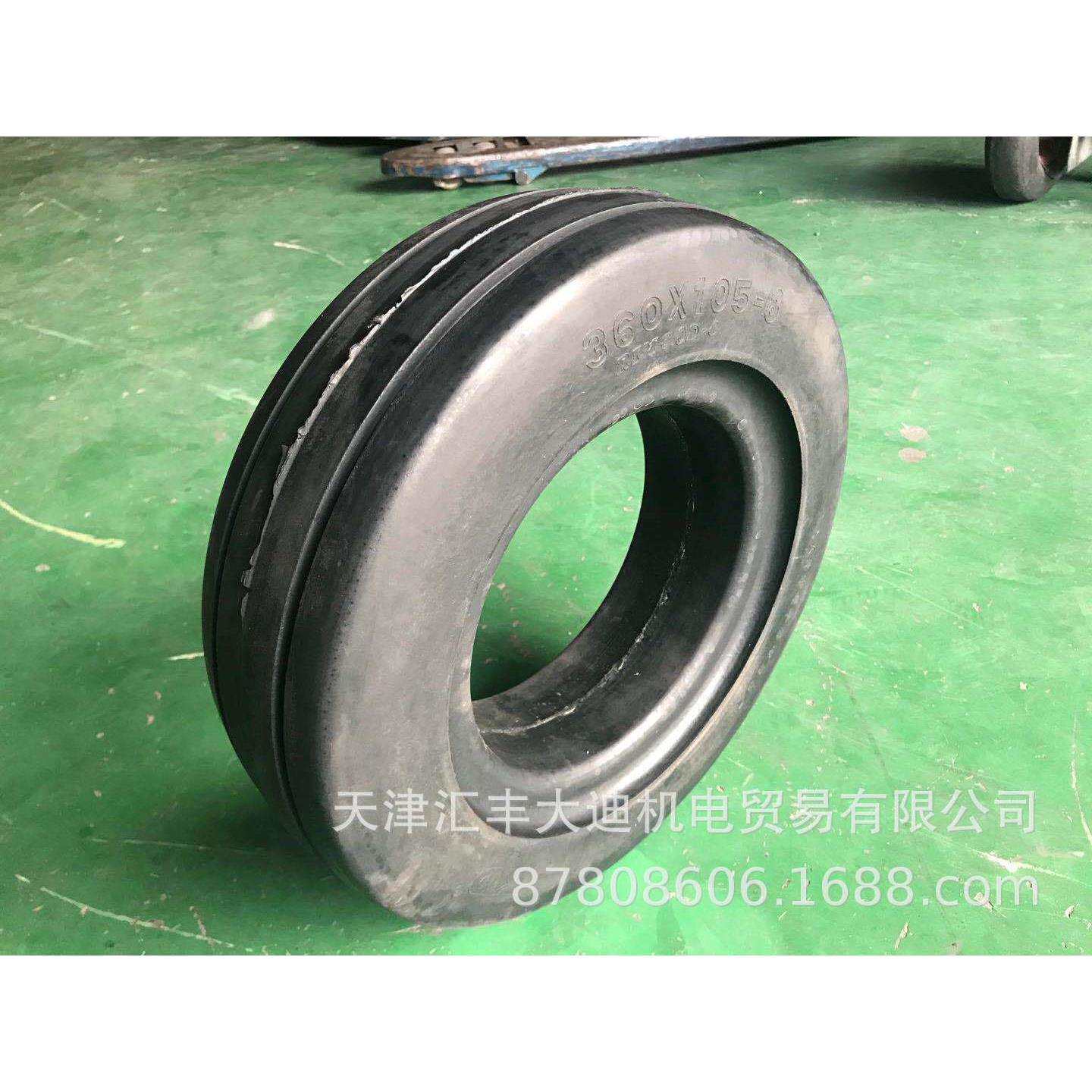 电瓶叉车牵引车实心轮胎400-8/15x4.5-8/360x105-8清扫车实心轮胎