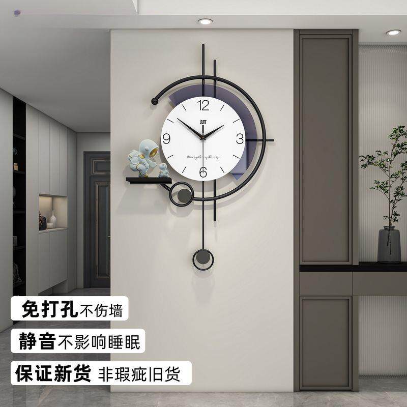2025年简约挂钟客厅挂钟新款表钟高档次钟表卧室家用创意时钟挂墙