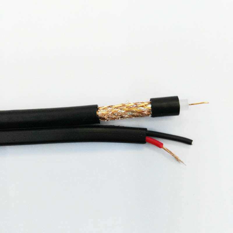 RG59+RVVB2*0.5视频电源组合线75-4电源一体线 CCTV2+1同轴电缆