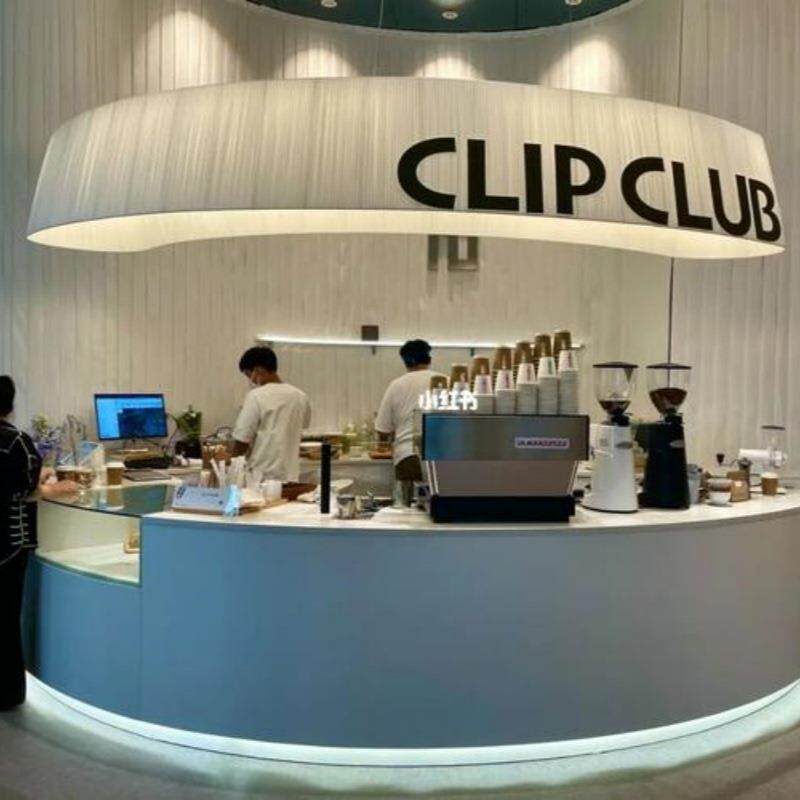 长方梯形椭圆形布艺吊灯餐厅前台吧台理发服装奶茶咖啡店灯罩