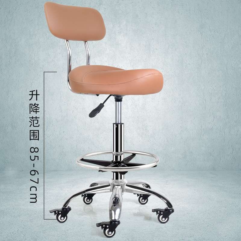 Ψ 加高款椅子靠背升降转椅滑轮厨房炒菜做饭收银前台理发师