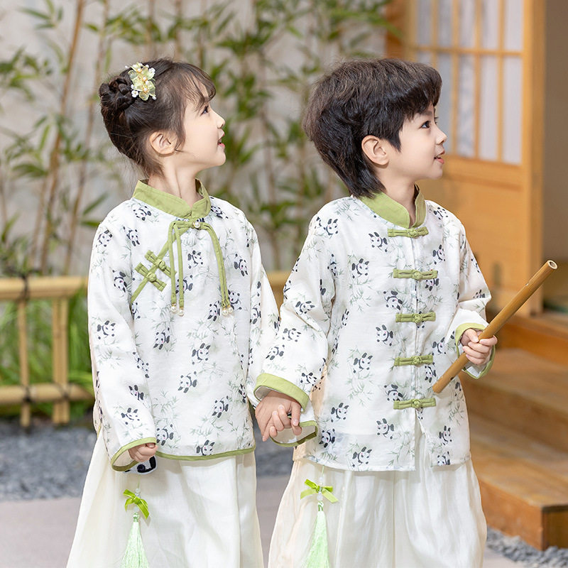 2026新款儿童汉服春秋装男童古风演出服女童唐装中国风古装宝,童装/婴儿装/亲子装,汉服,淘宝优惠券,粉丝福利购,淘宝优惠卷