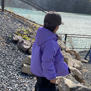 2025新款男童冲锋衣外套儿童秋冬款三合一可拆卸加厚上衣男孩