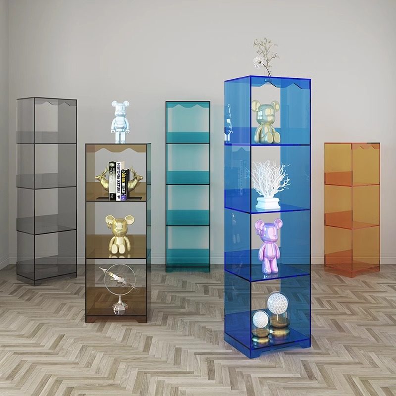 透明亚克力多层展示柜家用陈列柜防尘收纳柜书柜简约置物架,住宅家具,家用陈列柜,淘宝优惠券,粉丝福利购,淘宝优惠卷