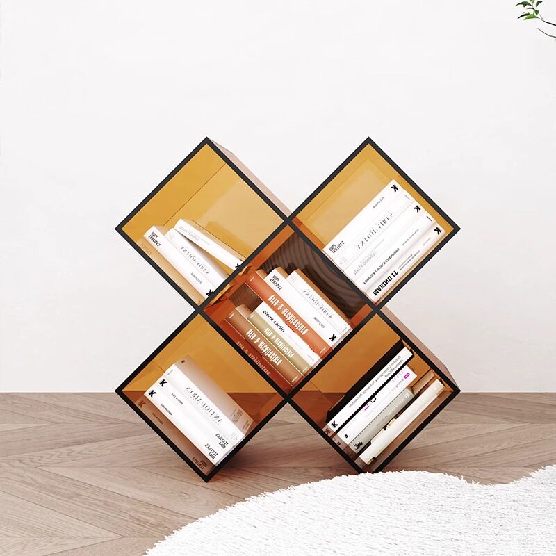 创意透明亚克力多格收纳柜家用展示陈列柜网红个性置物架