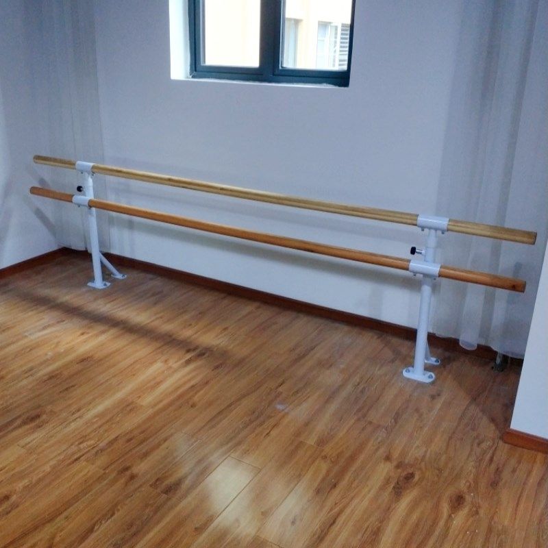 成都双层舞蹈把杆落地固定式跳舞杆家用升降儿童舞蹈室器材压腿杆