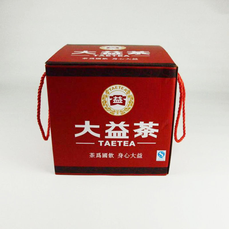 大益普洱茶礼品盒用提装7饼纸色包装盒红质生熟饼茶叶通整空礼盒