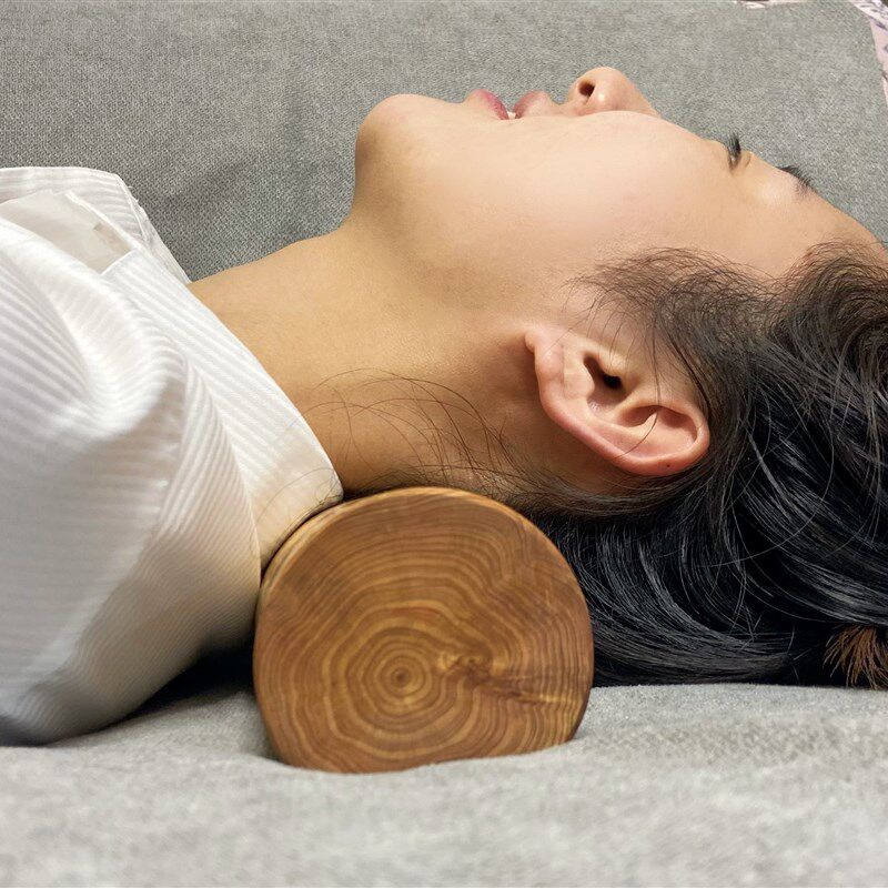 太行崖柏木枕头硬枕正木枕头修复矫实木香整木舒缓颈椎枕助眠安神