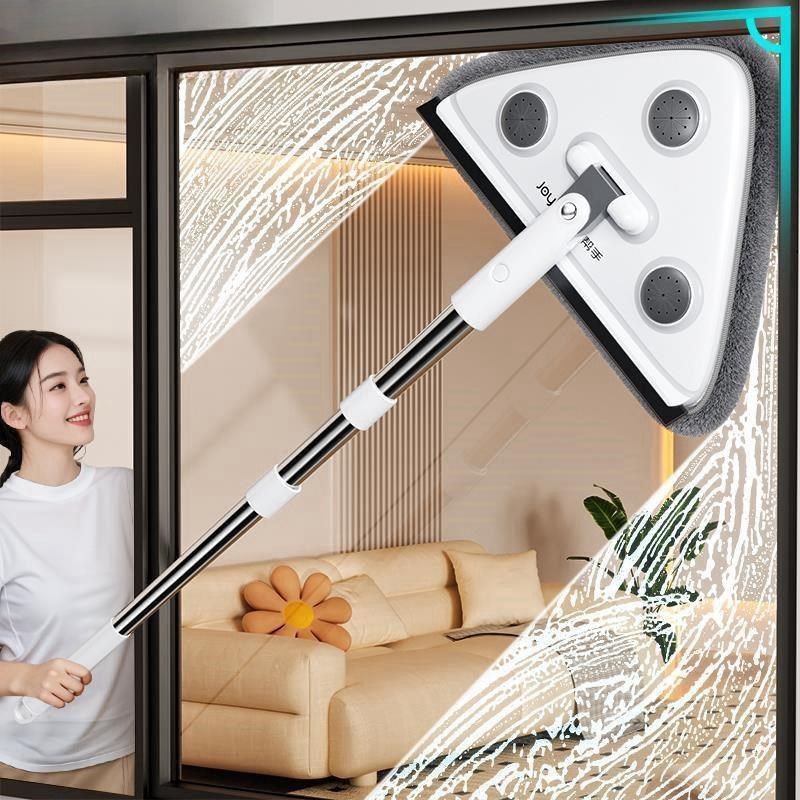 【一擦即净】玻璃擦家用高层窗外保洁专刮擦一体三角洗擦玻璃神器