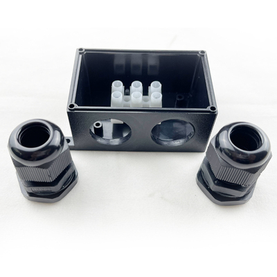 户外防水接线盒一进一出黑色阻燃CEDYEN同面地埋芯片盒厂家直销ce