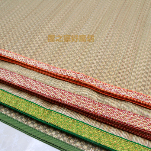 折叠草席1.2m1.5m1.8m手工席凉席蔺草单人席子学生宿舍兰草定做