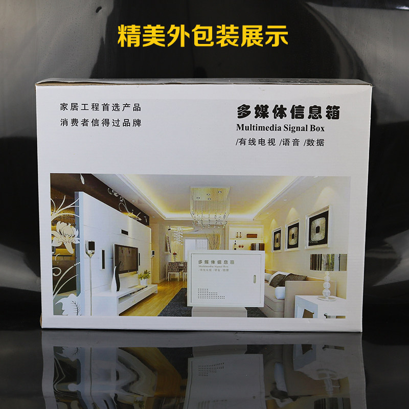 家用300*400*100多媒线信息箱集体电弱箱箱光纤入户箱