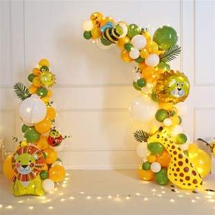 幼儿园我们开学季啦小学校门口布置装饰卡通拱门气球立柱装饰装扮