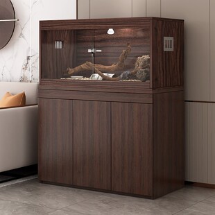 鱼缸柜承重底座水族箱隔断柜大中型水草造景鱼缸专用架子定制底柜