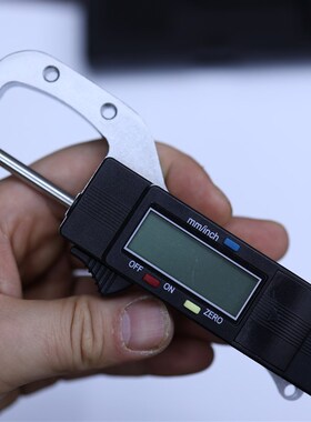 数显电子测厚仪0-25mm测厚量仪器珍珠平头卡尺测珠宝大小厚度游标