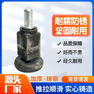 铸钢弹簧销子伸缩销插销工位器具台车定位销行车拉销固定门限位锁