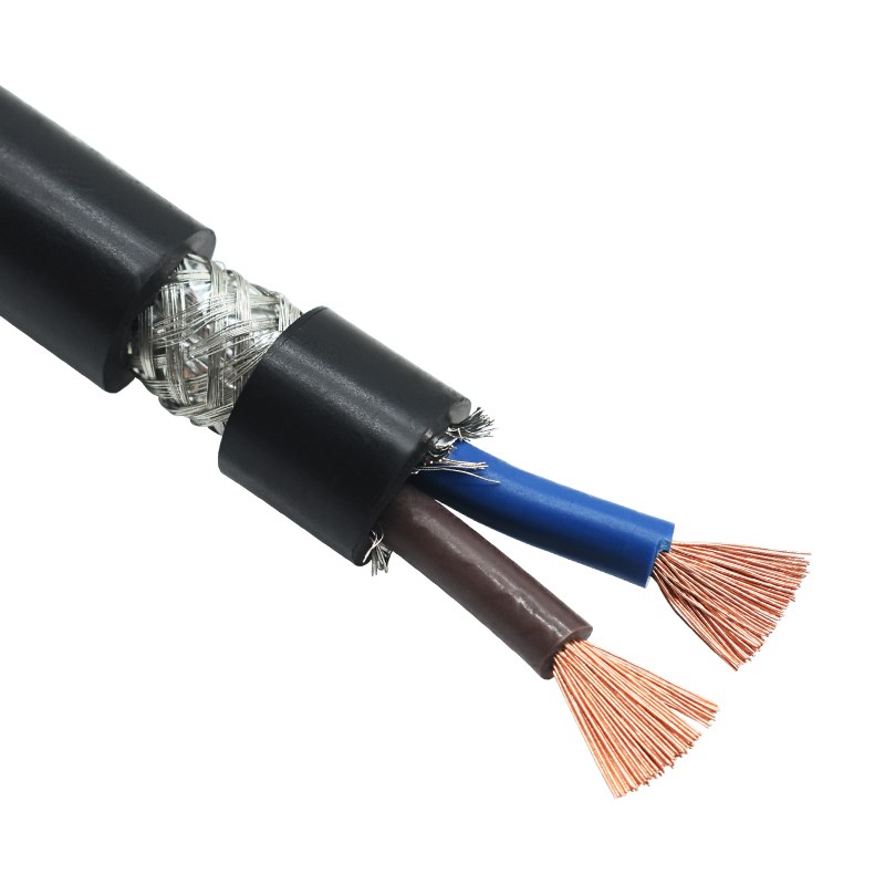 欧标屏蔽电缆线E 3 4 5芯自动化设备V号传输连接C2认证H05V信C4V5