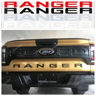24款 游骑侠22 尾门字母标志3D立体贴车箱尾门字牌 适应Ranger
